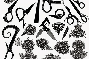scissors tattoo idea