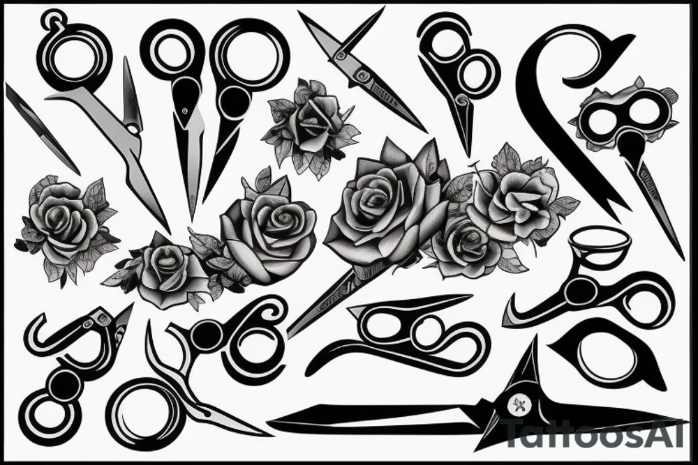 scissors tattoo idea
