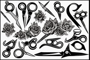 scissors tattoo idea