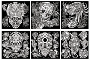 Медведь с бластером tattoo idea