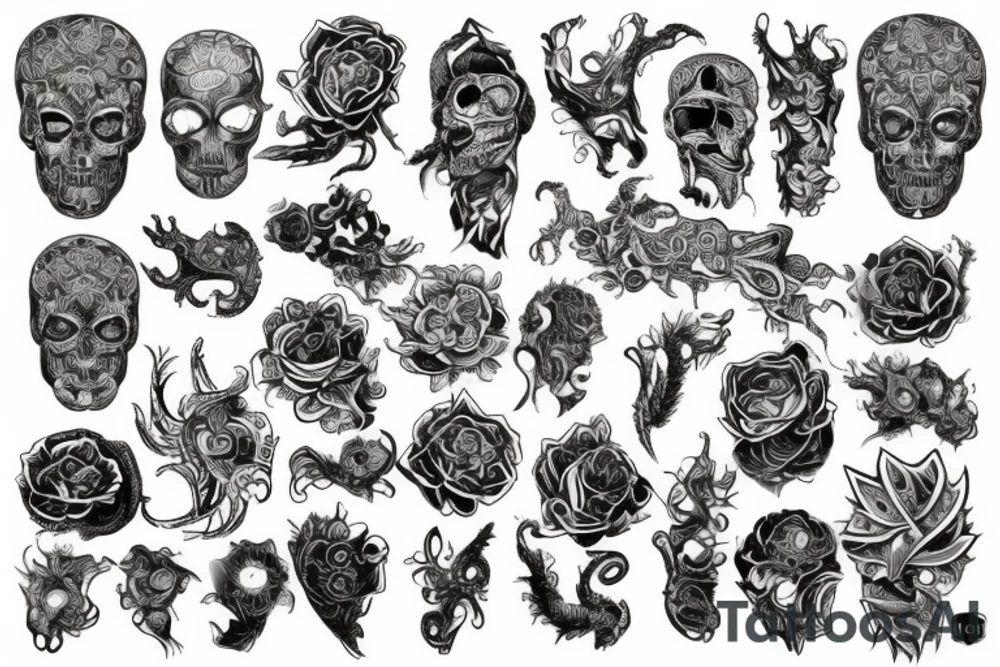 Медведь с бластером tattoo idea