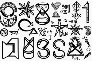 mathematics formula exact sciences tattoo idea