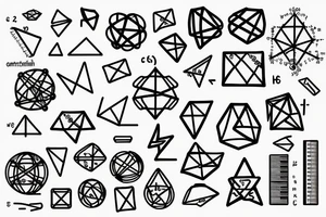 mathematics formula exact sciences tattoo idea