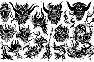 demon tattoo idea