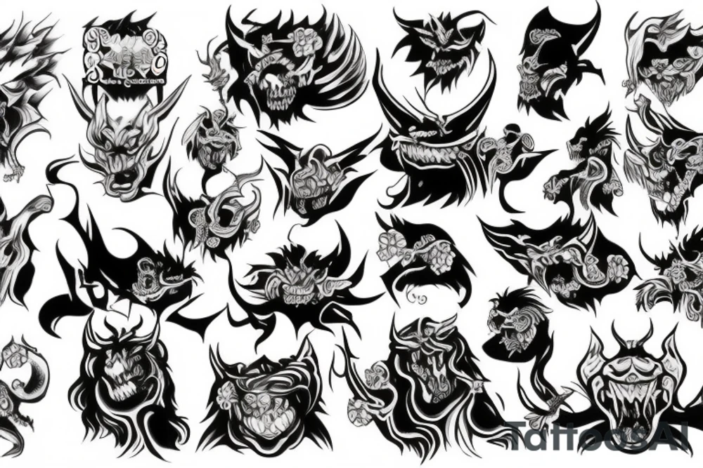 demon tattoo idea
