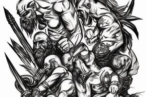 God of war tattoo idea