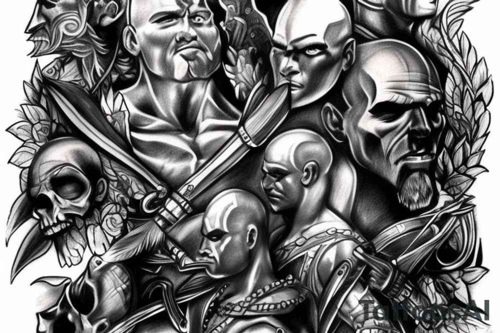 God of war tattoo idea