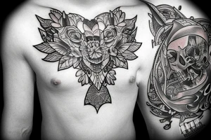building tattoo idea