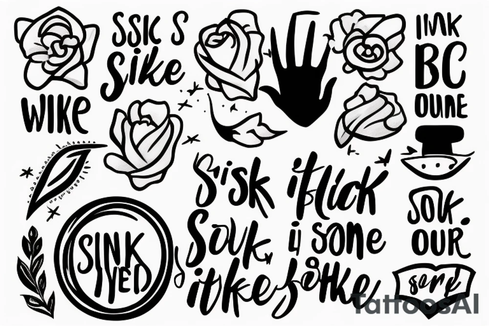 I am sick of being someone else likes, I want to be someone I like tattoo idea