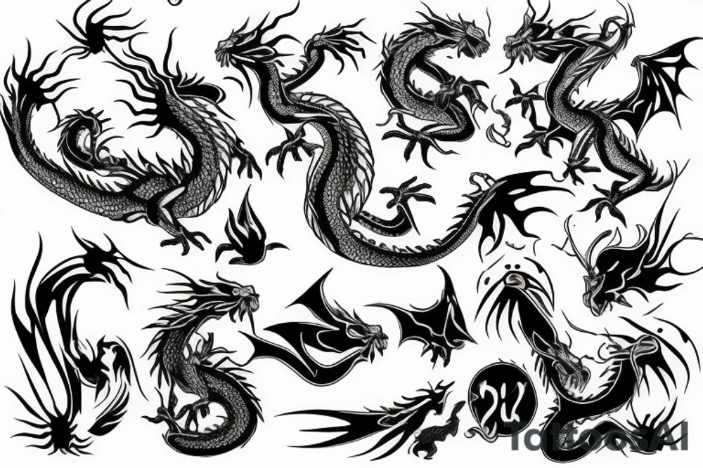 Dragon tattoo idea