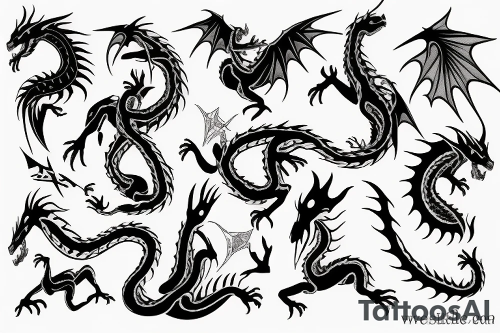 Dragon tattoo idea