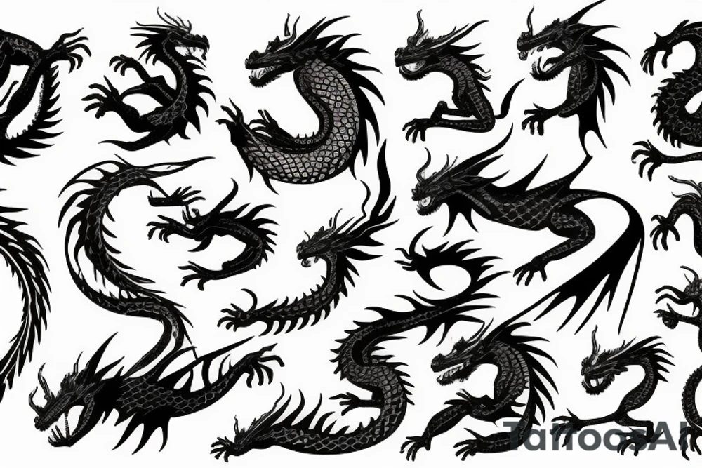 Dragon tattoo idea