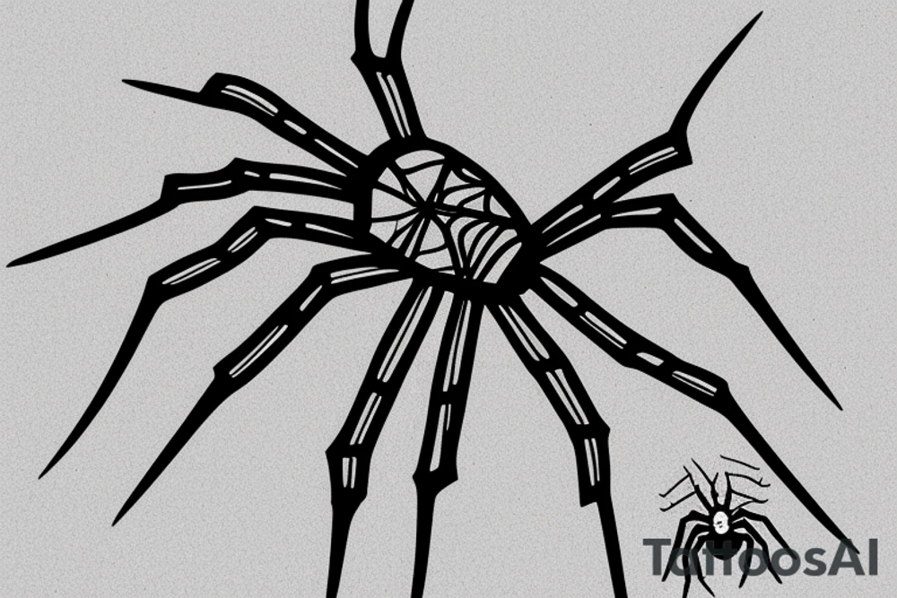 Spider tattoo idea