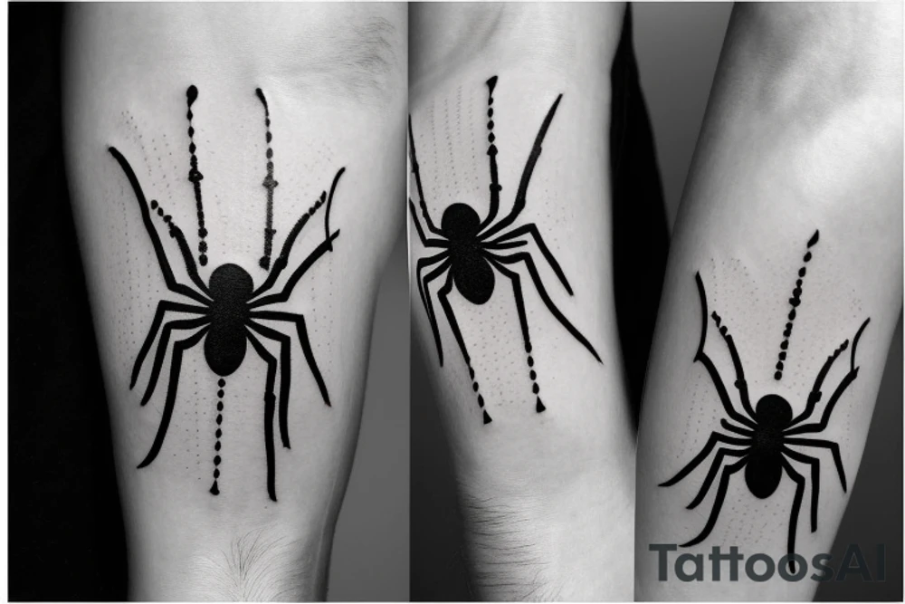 Spider tattoo idea