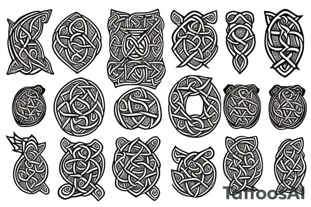 Celtic, dragon, feminine. tattoo idea