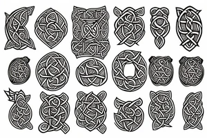 Celtic, dragon, feminine. tattoo idea