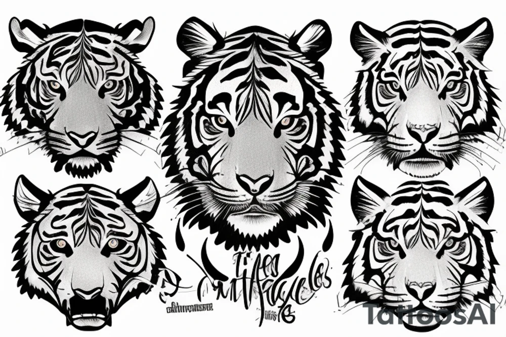 Tiger tattoo idea
