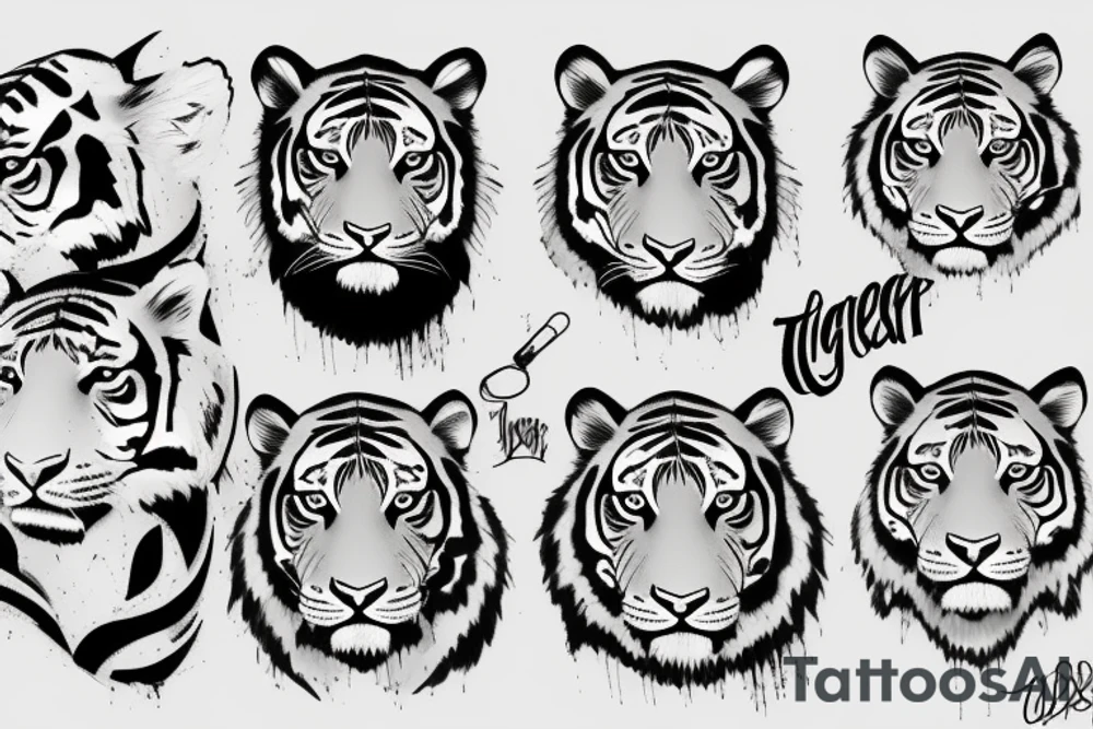 Tiger tattoo idea
