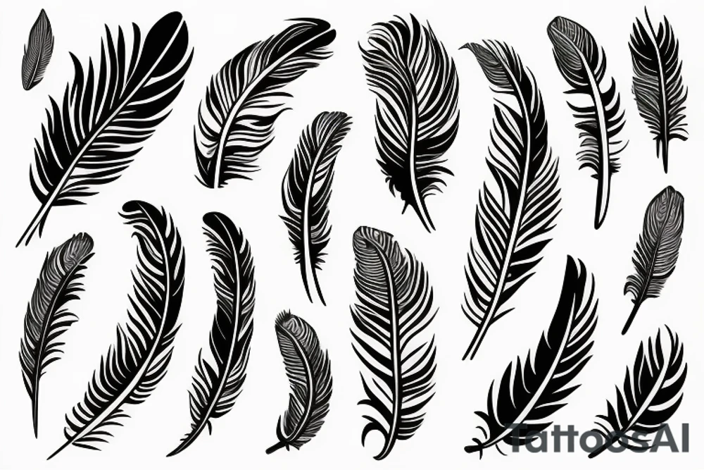 feather tattoo idea