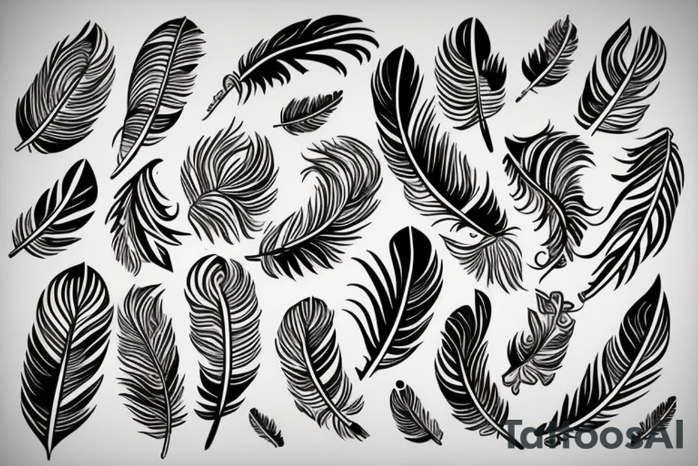 feather tattoo idea