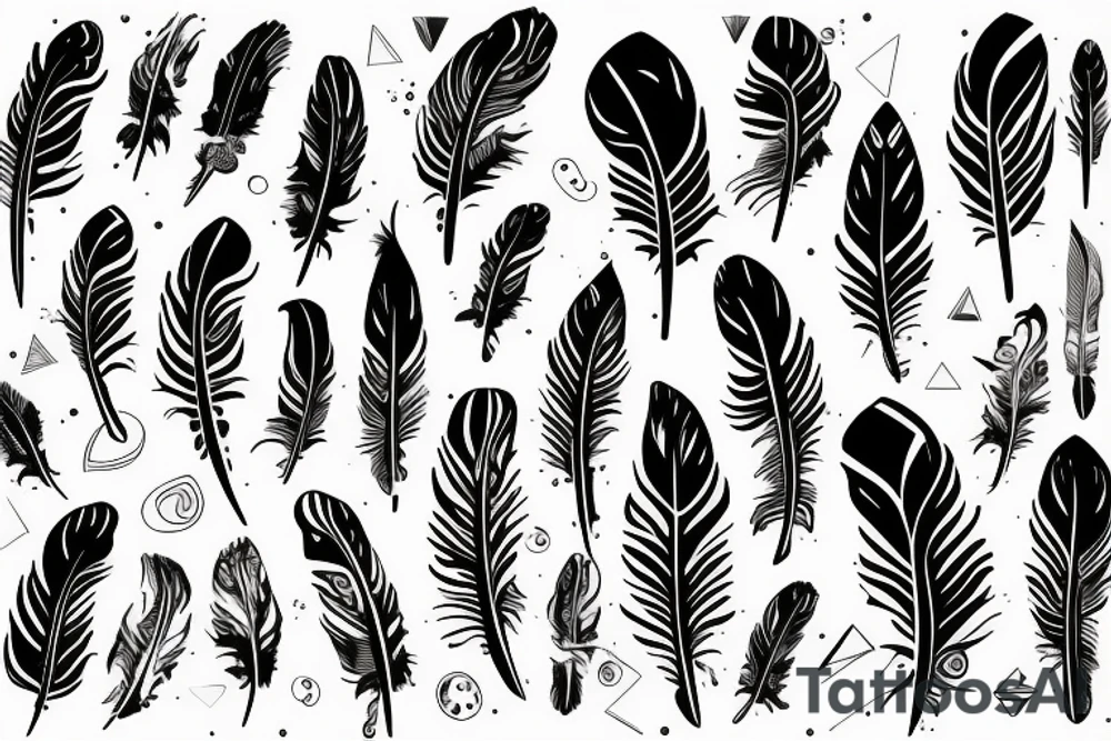 feather tattoo idea