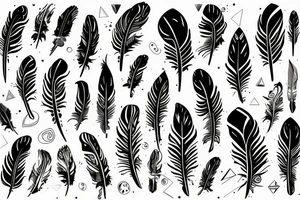 feather tattoo idea