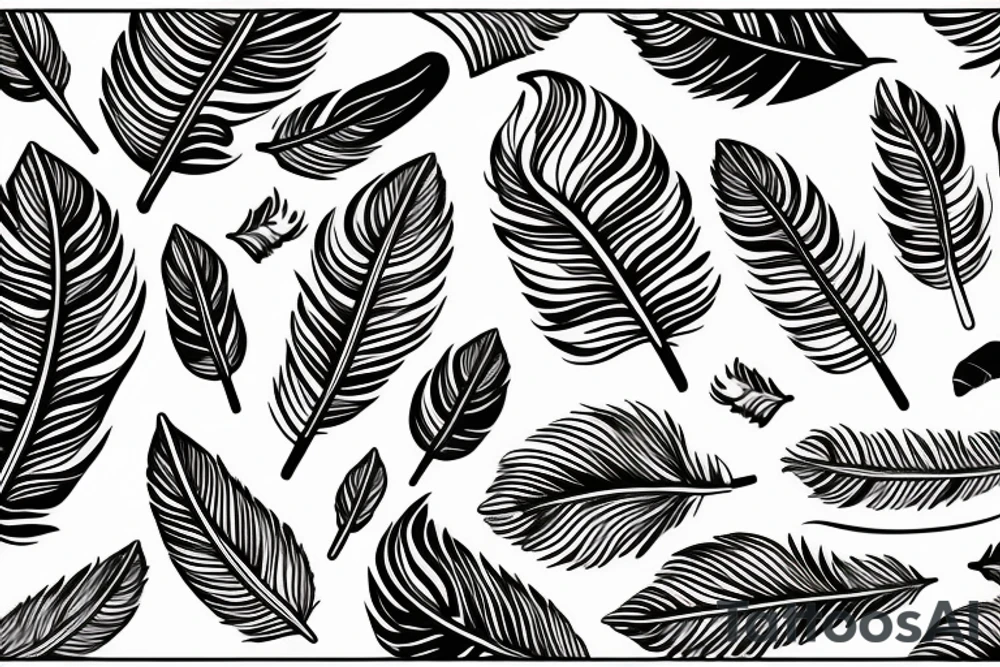 feather tattoo idea