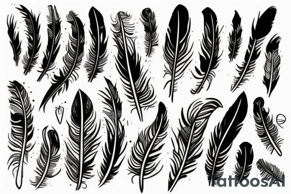 feather tattoo idea