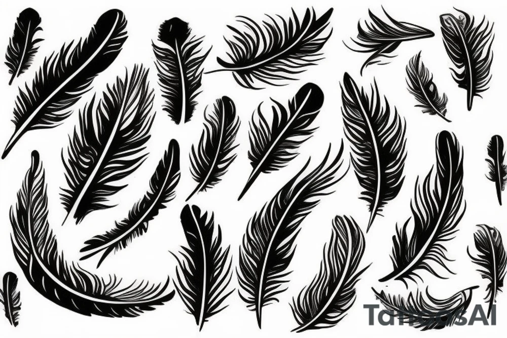 feather tattoo idea