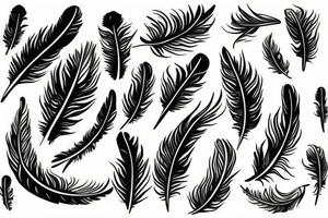 feather tattoo idea