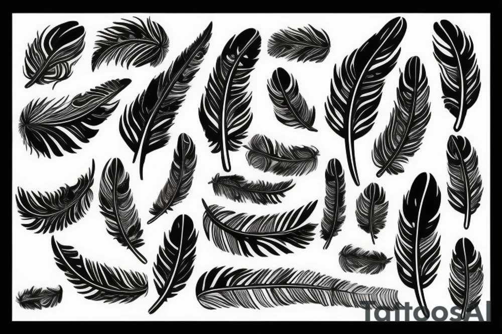 feather tattoo idea