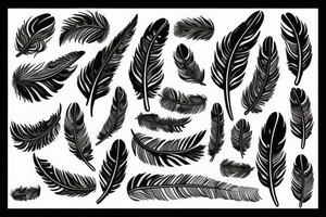 feather tattoo idea