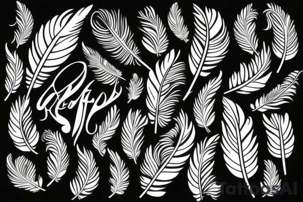 feather tattoo idea