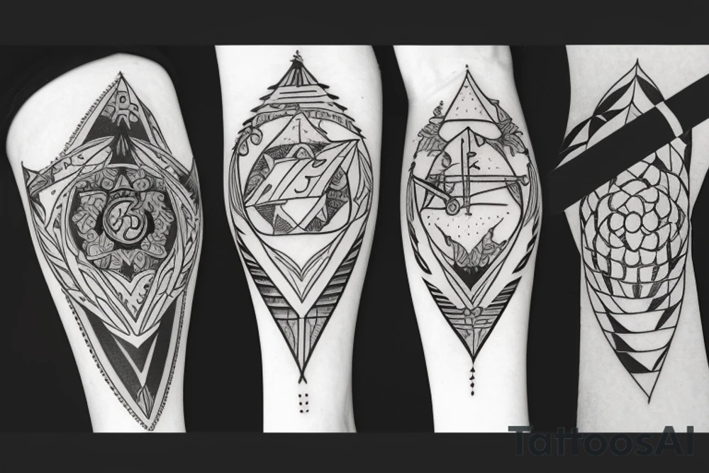 Three arrows tattoo idea