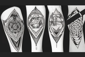 Three arrows tattoo idea