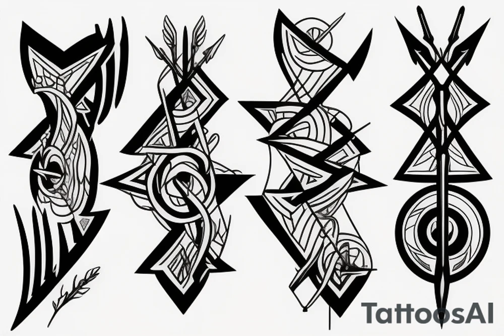 Three arrows tattoo idea