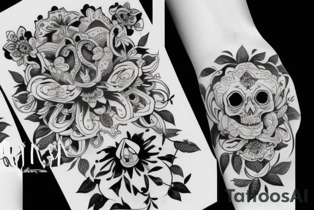 Пьяные люди в гараже tattoo idea