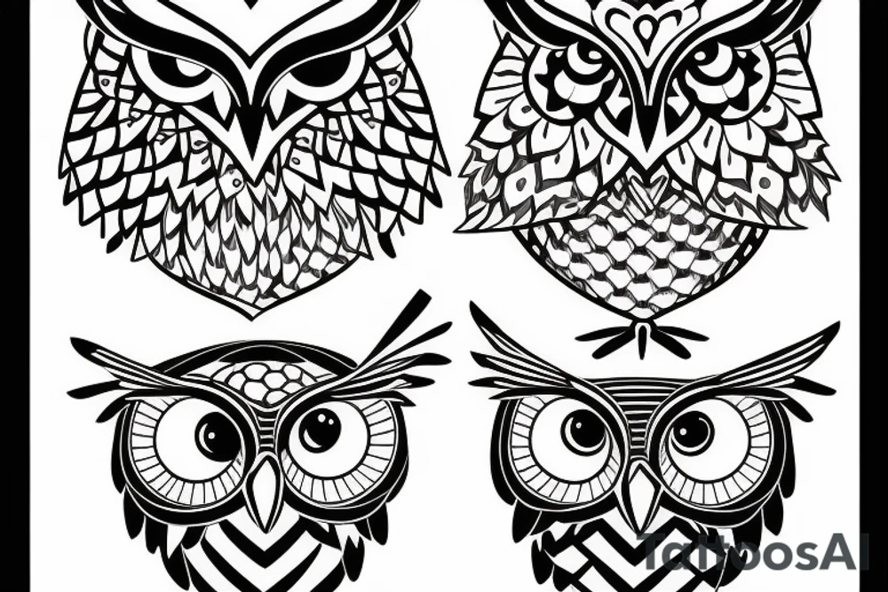 owl daughter tattoo idea