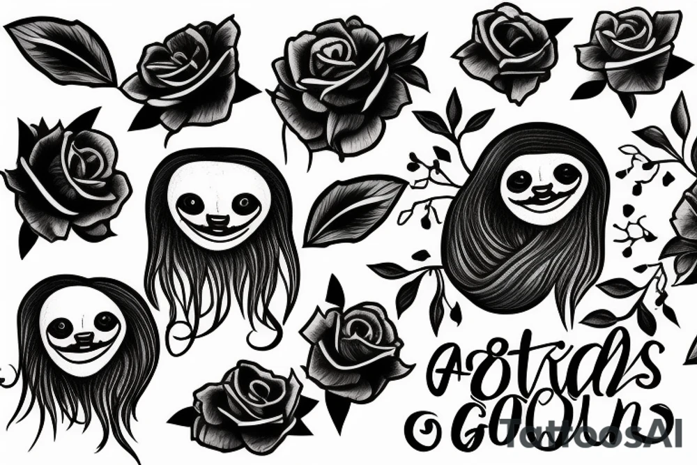 my life  going through periods of sloth and attain the goal tattoo idea