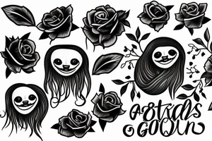 my life  going through periods of sloth and attain the goal tattoo idea