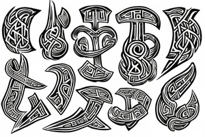Runes slavsnian tattoo idea