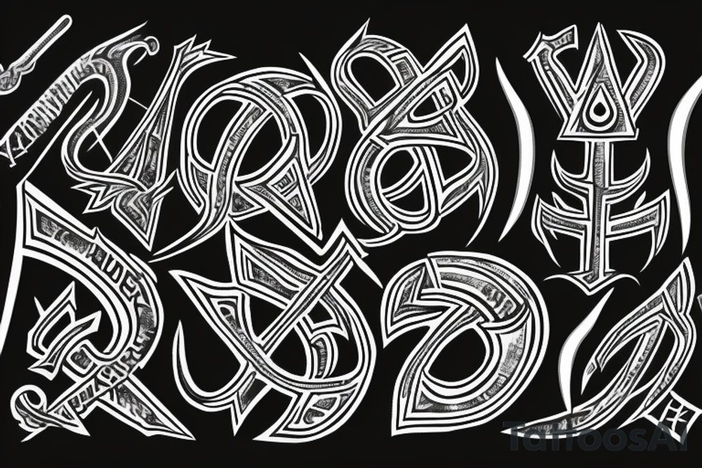Runes slavsnian tattoo idea