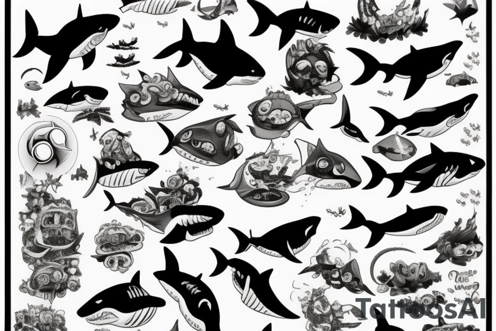 Shark tattoo idea