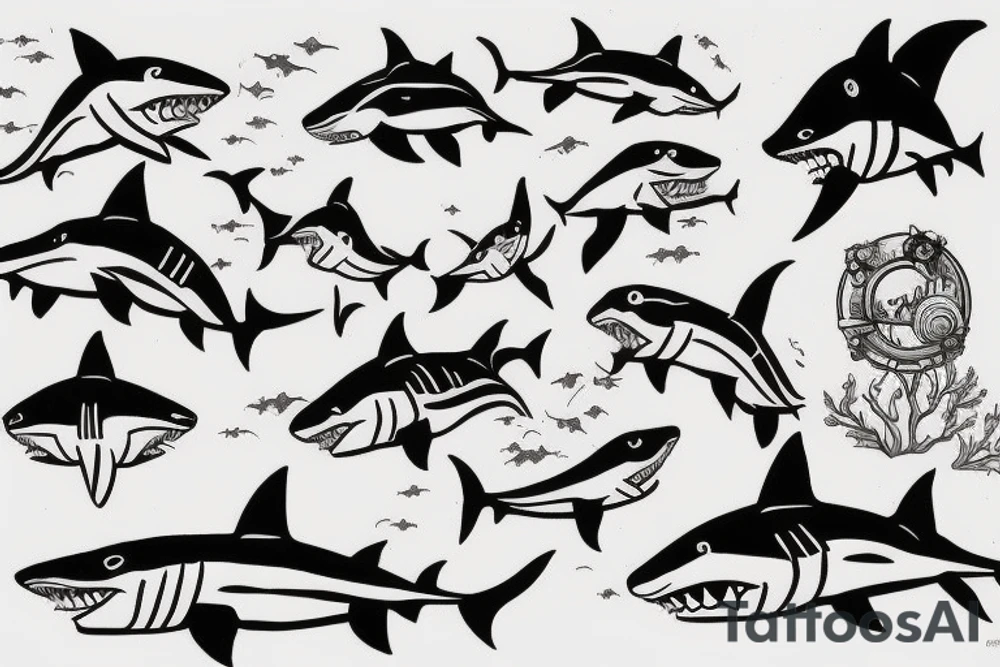 Shark tattoo idea