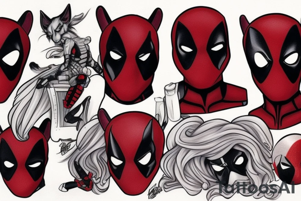 Deadpool pony tattoo idea