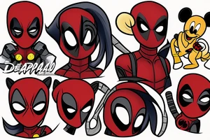 Deadpool pony tattoo idea