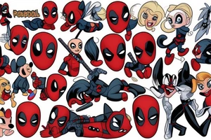 Deadpool pony tattoo idea