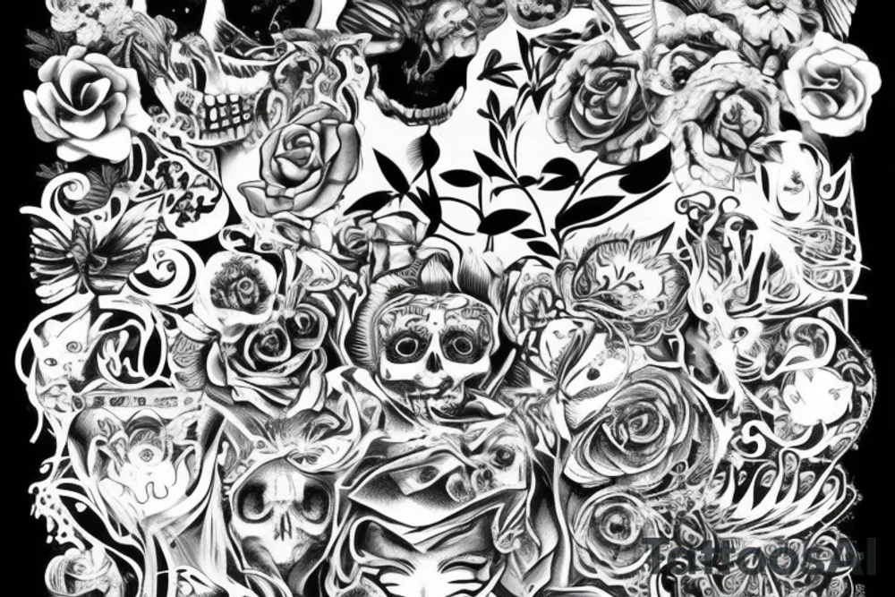 Львица с двумя львятами tattoo idea