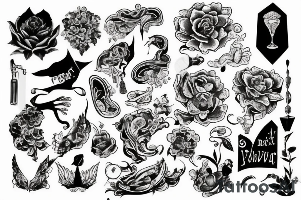 Львица с двумя львятами tattoo idea