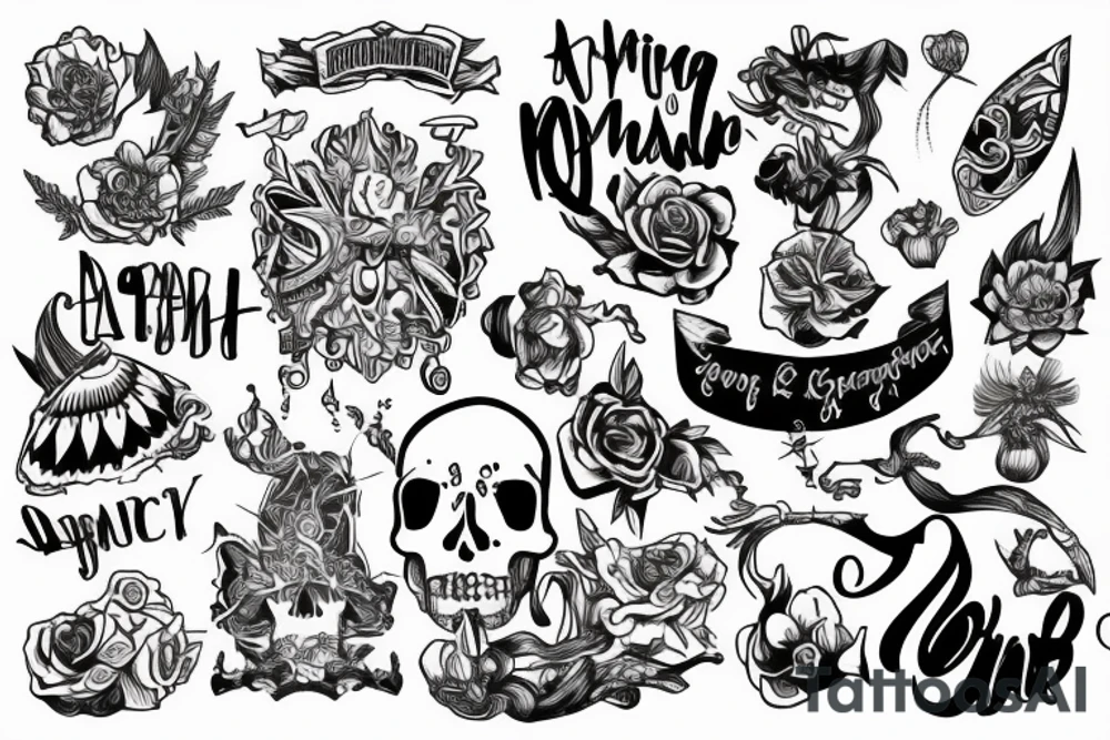 writing tattoo idea
